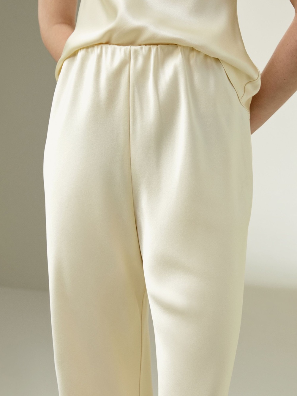 LILYSILK Full Bias Cut Silk Pants